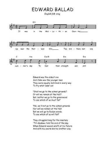 Edward Ballad